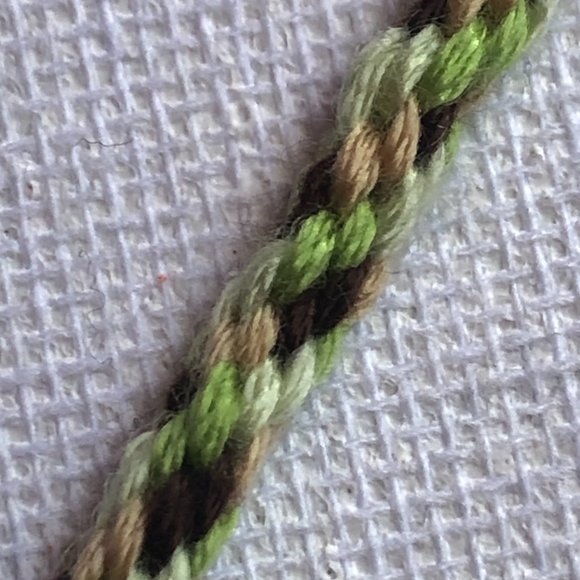Earthy Aesthetic Kumihimo Braided Bracelet - Picture 3 of 6